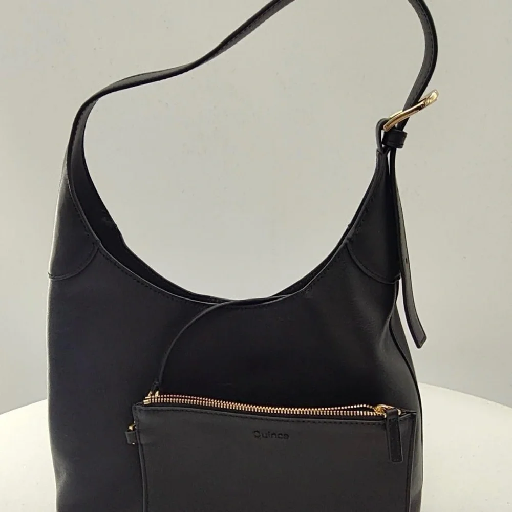 Quince Full Grain Leather Small Shoulder Bag - Picture 8 of 8